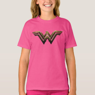 Justice League   Metallic Wonder Woman Symbol T-Shirt