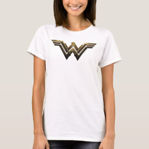 Justice League Metallic Wonder Woman Symbol T-Shirt