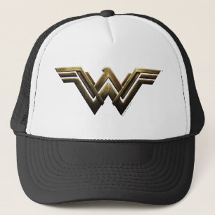 Justice League Metallic Wonder Woman Symbol Trucker Hat