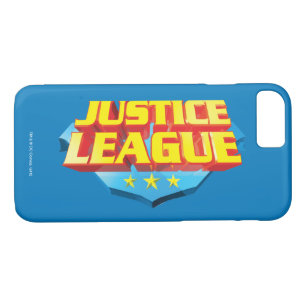 Justice League Name and Shield Logo iPhone 8/7 Case
