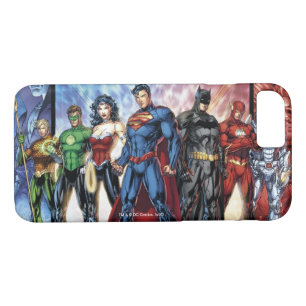 Justice League   New 52 Justice League Line Up iPhone 8/7 Case