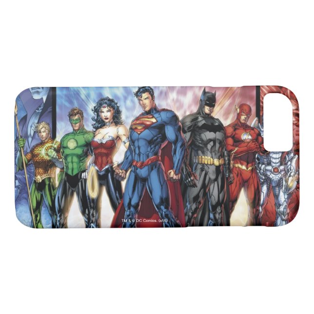 Justice League | New 52 Justice League Line Up Case-Mate iPhone Case (Back (Horizontal))
