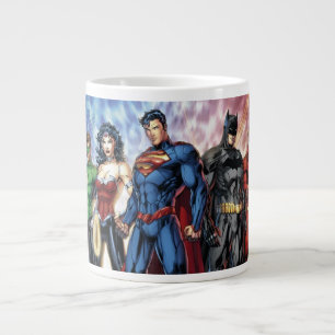 Justice League   New 52 Justice League Line Up Large Coffee Mug