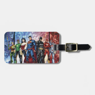 Justice League New 52 Justice League Line Up Luggage Tag