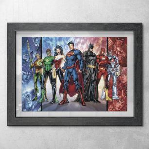 Justice League   New 52 Justice League Line Up Poster