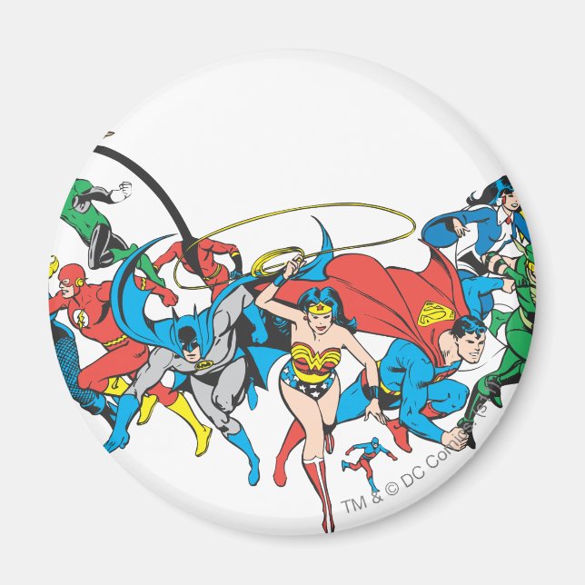 Justice League of America Group 2 Magnet (Front)
