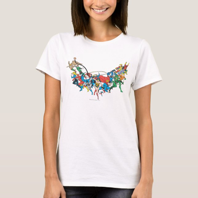 Justice League of America Group 2 T-Shirt (Front)