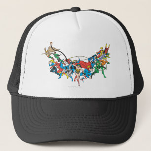 Justice League of America Group 2 Trucker Hat