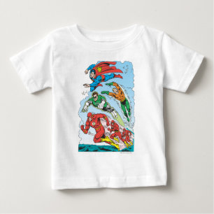Justice League of America Group 3 Baby T-Shirt