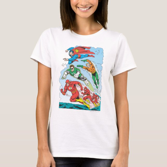 Justice League of America Group 3 T-Shirt (Front)