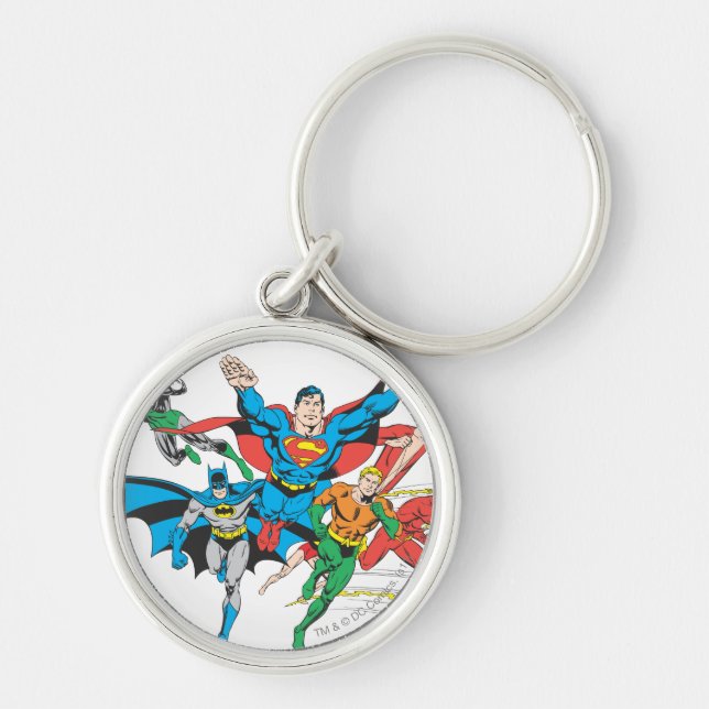 Justice League of America Group 4 Key Ring (Front)