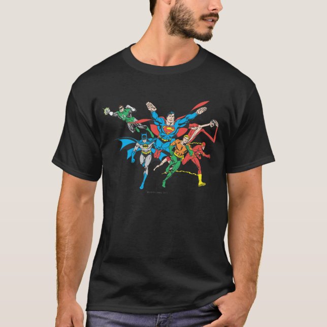 Justice League of America Group 4 T-Shirt (Front)