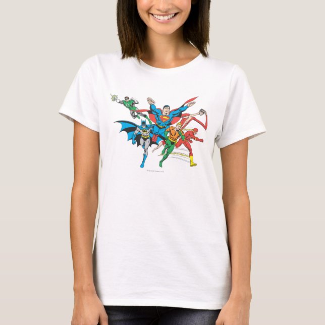 Justice League of America Group 4 T-Shirt (Front)