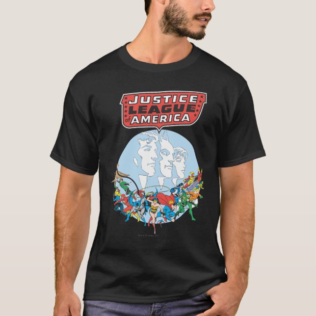 Justice League of America Group T-Shirt (Front)