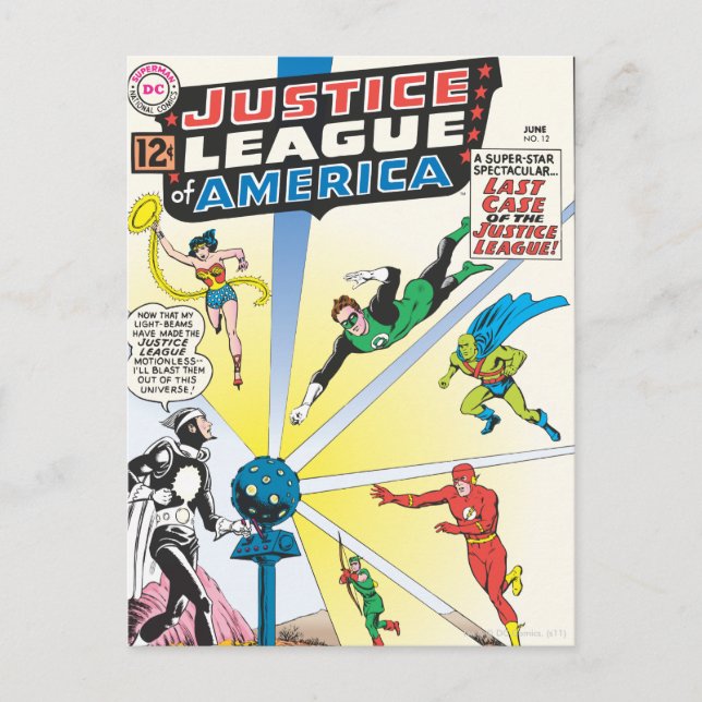 Justice League of America Issue #12 - June Postcard (Front)
