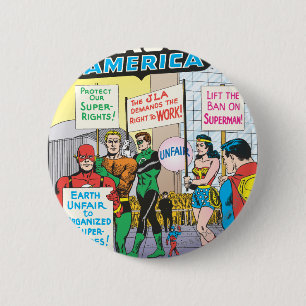 Justice League of America Issue #28 - June 6 Cm Round Badge