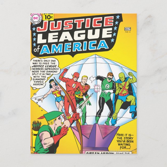 Justice League of America Issue #4 - May Postcard (Front)