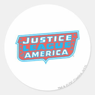 Justice League of America Logo Classic Round Sticker