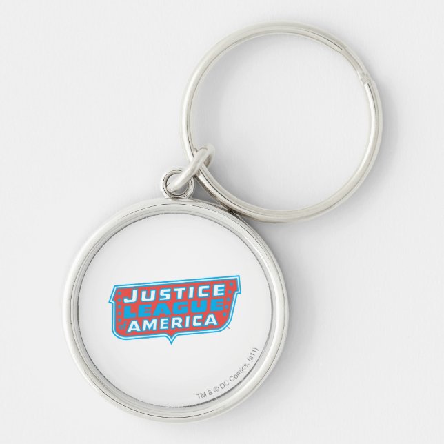Justice League of America Logo Key Ring (Front)
