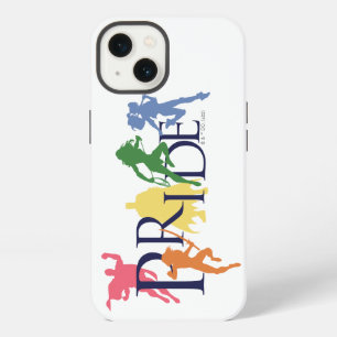 Justice League Pride Character Silhouettes iPhone 13 Case