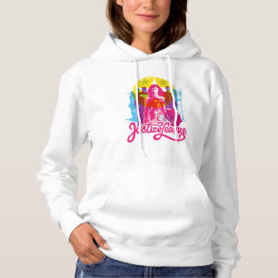 Justice League Retro Group & Logo Pop Art Hoodie