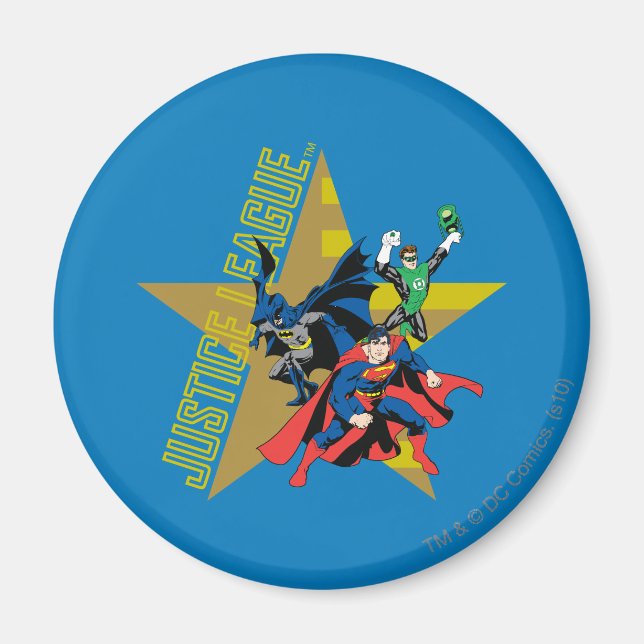 Justice League Star Heroes Magnet (Front)