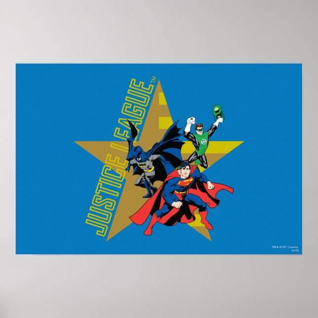 Justice League Star Heroes Poster (Front)