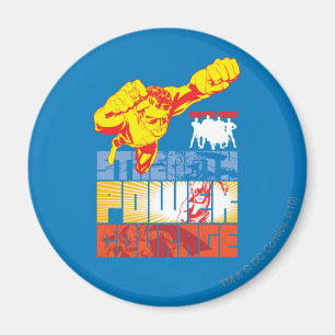 Justice League Strength. Power. Courage. Character Magnet