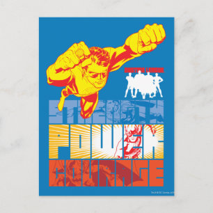 Justice League Strength. Power. Courage. Character Postcard