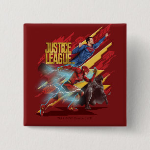 Justice League   Superman, Flash, & Batman Badge