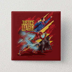Justice League   Superman, Flash, & Batman Badge