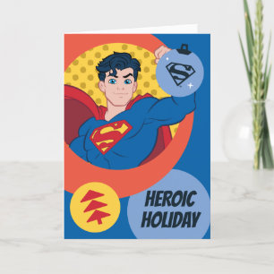 Justice League Superman Holiday Bauble Card