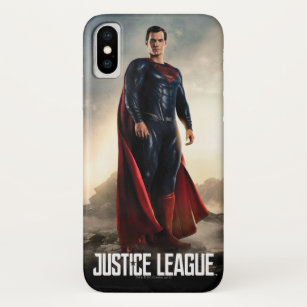 Justice League   Superman On Battlefield iPhone X Case