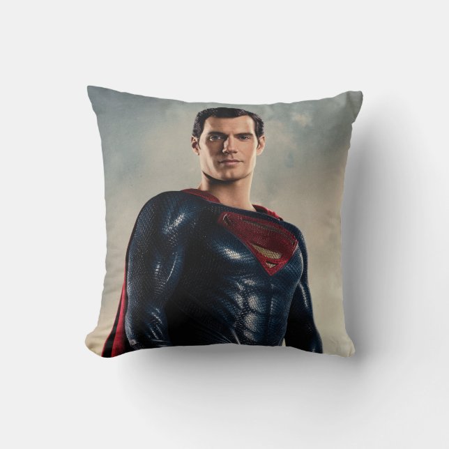 Justice League | Superman On Battlefield Cushion (Front)