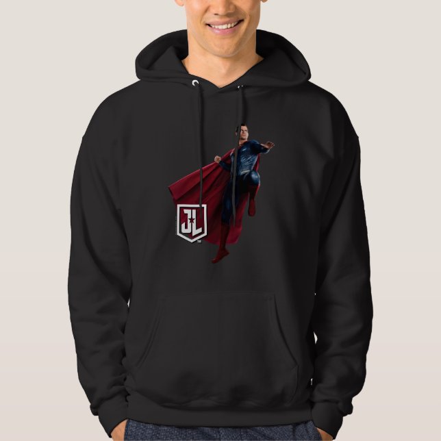 Justice League | Superman On Battlefield Hoodie (Front)