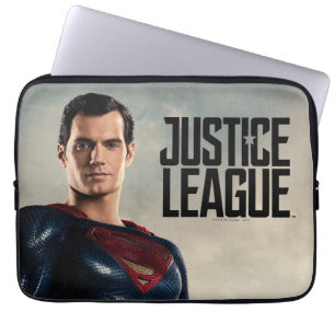 Justice League   Superman On Battlefield Laptop Sleeve