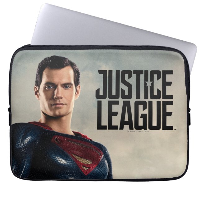 Justice League | Superman On Battlefield Laptop Sleeve (Front)