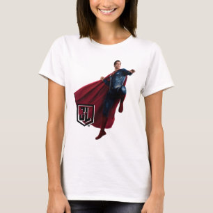 Justice League Superman On Battlefield T-Shirt
