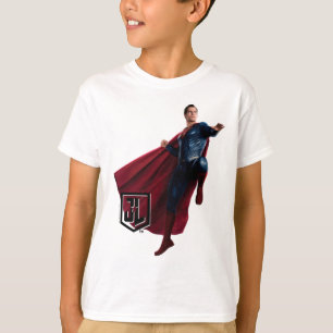 Justice League   Superman On Battlefield T-Shirt