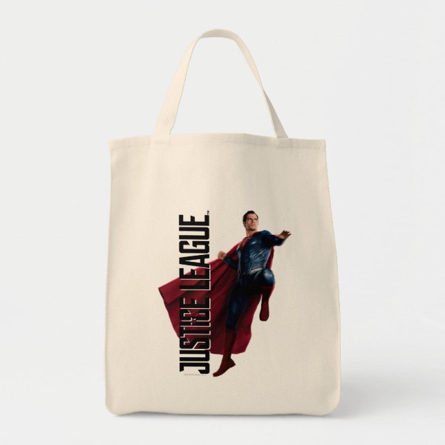Justice League | Superman On Battlefield Tote Bag (Front)