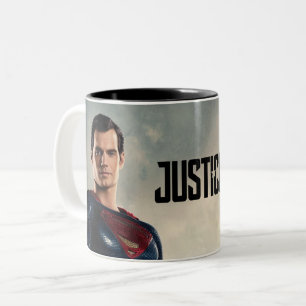 Justice League   Superman On Battlefield Two-Tone Coffee Mug
