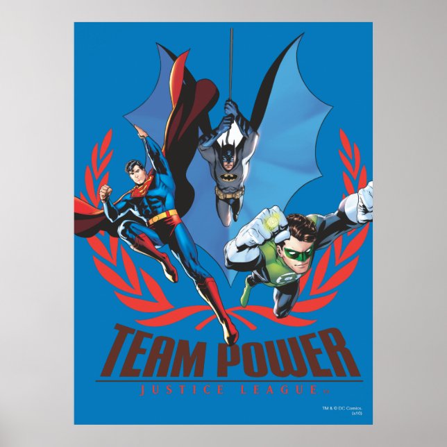 Justice League Team Power Poster (Front)