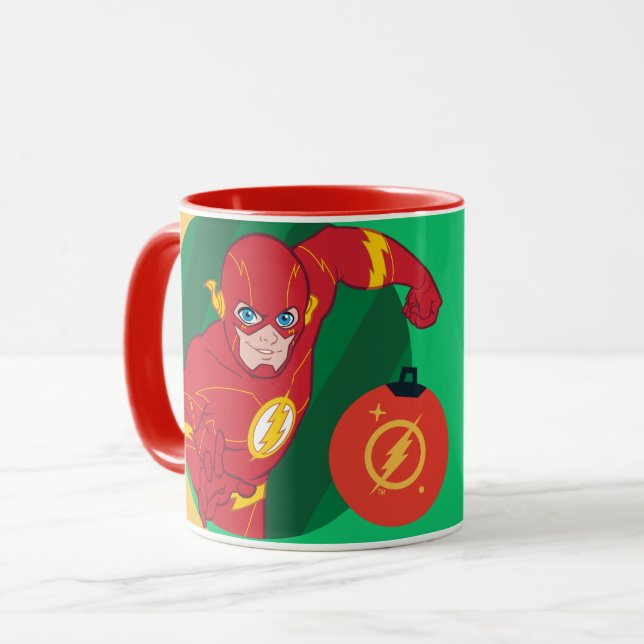 Justice League The Flash Holiday Bauble Mug (Front Left)