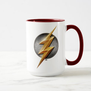 Justice League   The Flash Metallic Bolt Symbol Mug