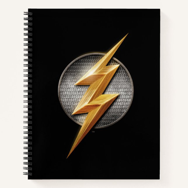 Justice League | The Flash Metallic Bolt Symbol Notebook (Front)