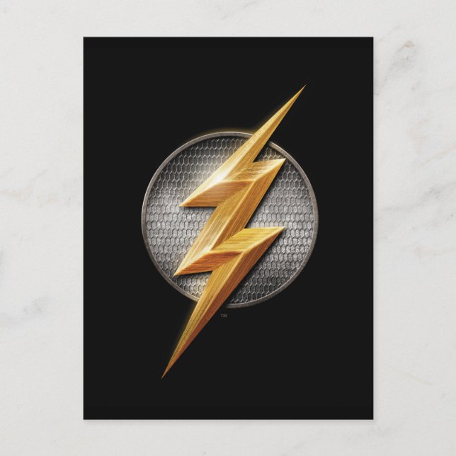 Justice League | The Flash Metallic Bolt Symbol Postcard (Front)
