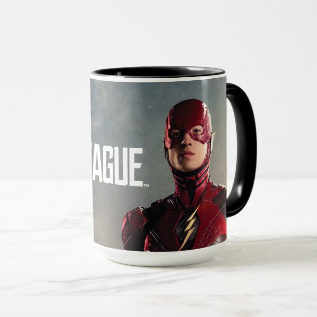 Justice League | The Flash On Battlefield Mug (Front Right)