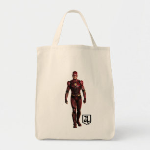Justice League The Flash On Battlefield Tote Bag