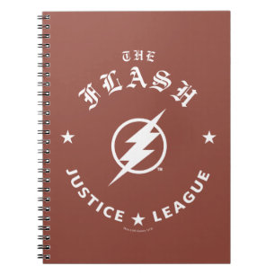 Justice League   The Flash Retro Lightning Emblem Notebook