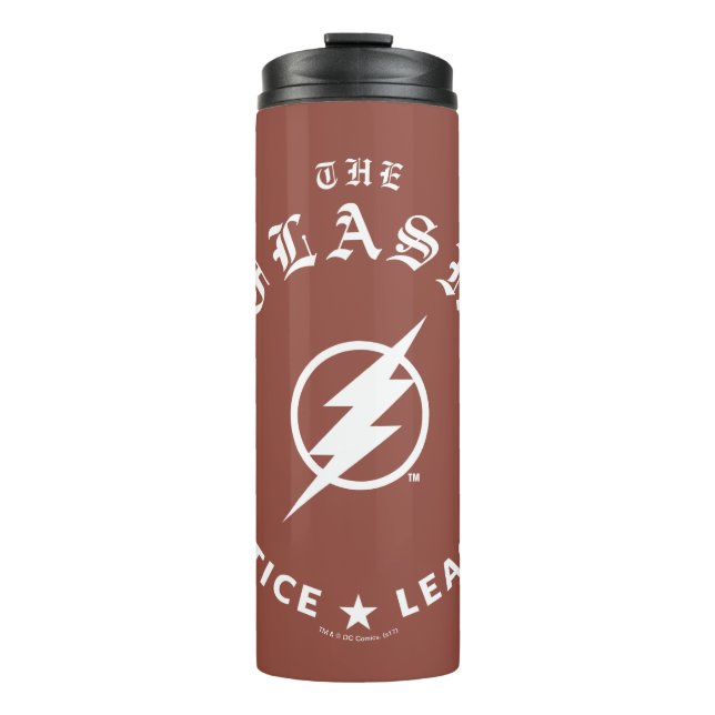 Justice League | The Flash Retro Lightning Emblem Thermal Tumbler (Front)